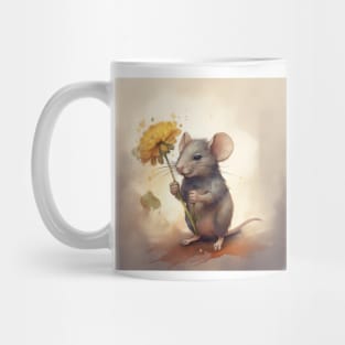 Mouse and Flower Mug